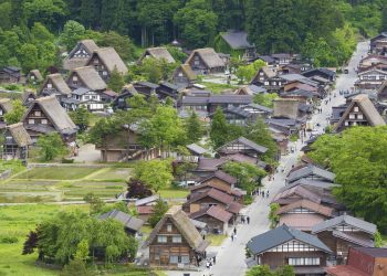 Essa vila do interior é reconhecida como herança da cultura japonesa