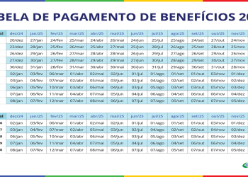 Saiba quando cai o seu pagamento do INSS este mês