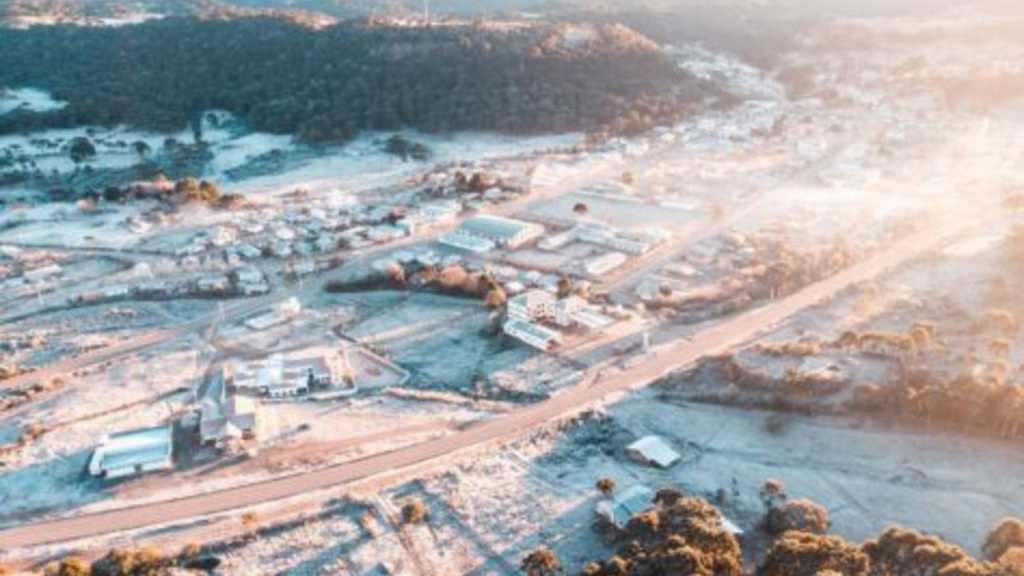 Uma cidade escondida em Santa Catarina atrai turistas com frio extremo