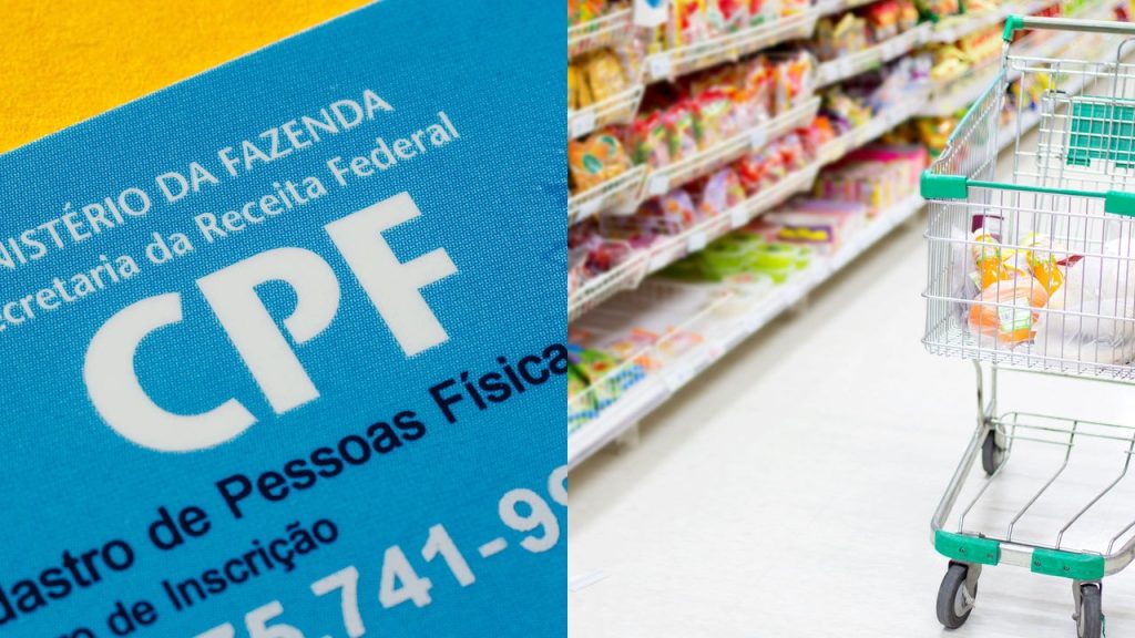 Aviso para quem informa o CPF ao comprar em mercados