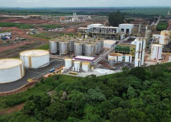 Imagem: Bioparque de energia Bonfim, estrutura da Raízen em Guariba (SP) | Divulgação
