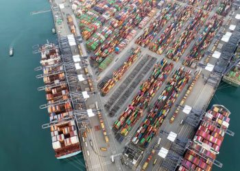 Imagem: Porto na China | Bloomberg