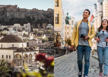 Essa cidade grega conquista moradores e turistas pelo mesmo motivo