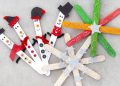 Faça sua própria estrela de natal com palitos de picolé