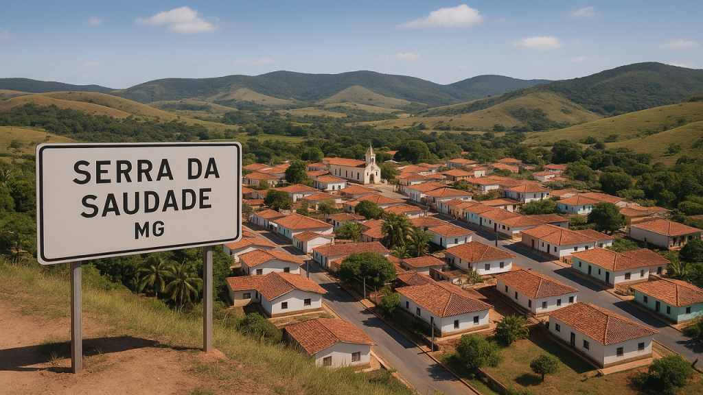 Localizada no interior de MG, com menos de 900 habitantes, essa é a MENOR cidade do Brasil