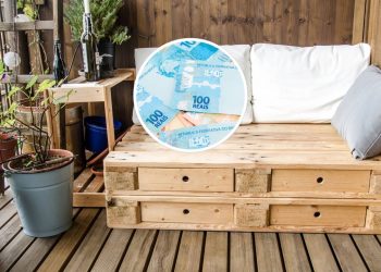 Como pallets descartados podem virar móvel rústico de quatrocentos reais