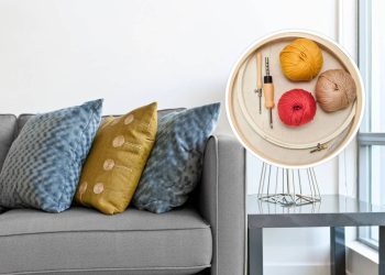 Aprenda a usar bordado para criar texturas em tapetes e almofadas e personalizar o lar