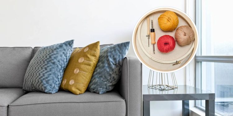 Aprenda a usar bordado para criar texturas em tapetes e almofadas e personalizar o lar