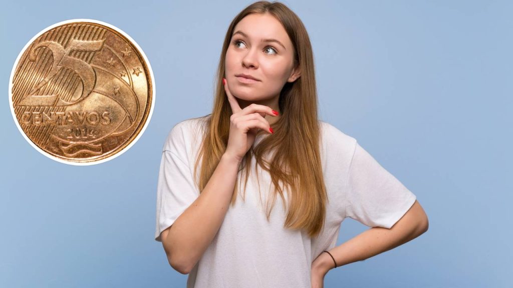 Brasileiros estão recebendo mil reais por uma simples moeda de 25 centavos
