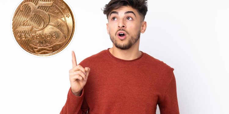 Brasileiros estão recebendo mil reais por uma simples moeda de 25 centavos