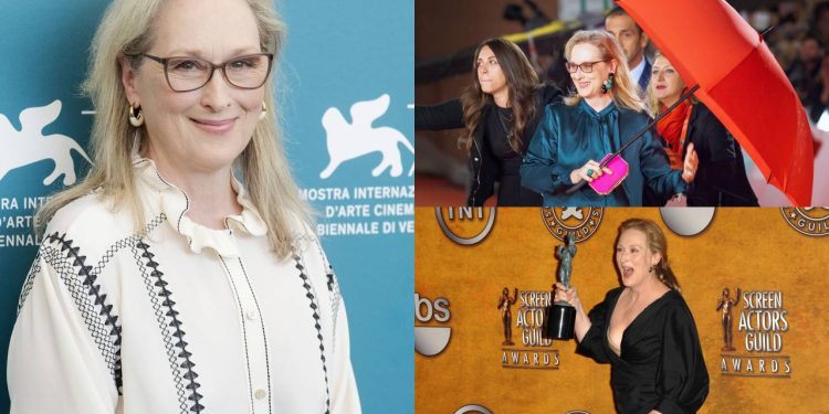 Atriz considerada a maior de sua geração, ganhou 3 Oscars e 9 Globos de Ouro e tem uma fortuna de US$ 160 milhões