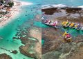 O paraíso brasileiro onde o mar forma piscinas de outro mundo