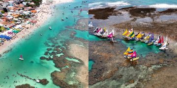 O paraíso brasileiro onde o mar forma piscinas de outro mundo
