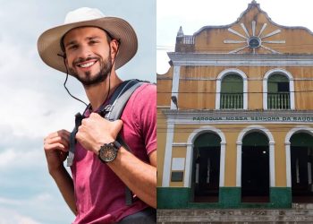Viajantes comemoram o destino que oferece uma experiência autêntica da Amazônia com praias de água doce