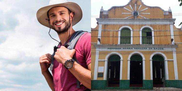 Viajantes comemoram o destino que oferece uma experiência autêntica da Amazônia com praias de água doce