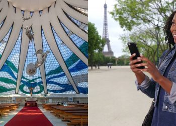 Capital federal fundada em 1960 com arquitetura inovadora de Niemeyer reúne as maiores obras modernistas e monumentos cívicos da América Latina