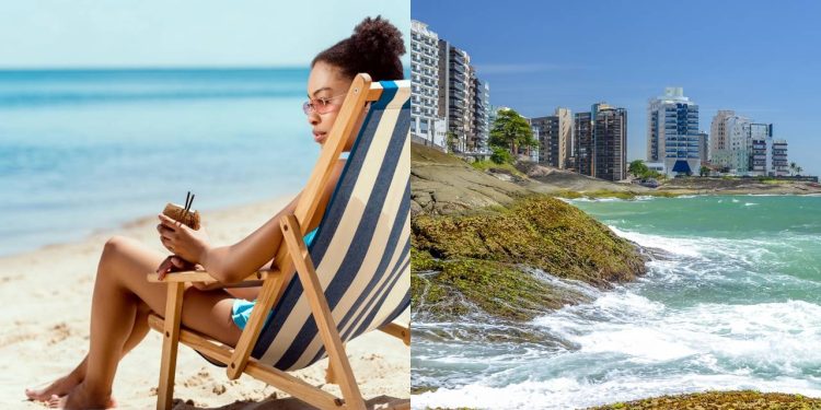 Turistas se encantam com a cidade capixaba que possui as famosas areias monazíticas com propriedades terapêuticas