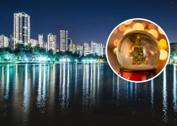 Essa cidade no Sul encanta turistas com seu clima natalino espetacular.