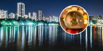 Essa cidade no Sul encanta turistas com seu clima natalino espetacular.