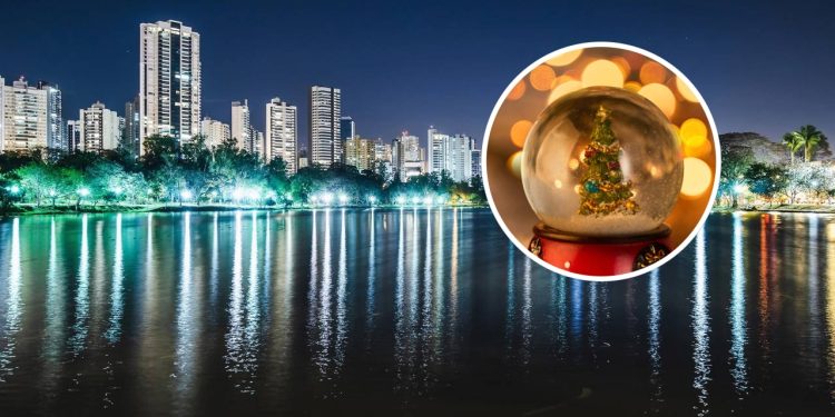 Essa cidade no Sul encanta turistas com seu clima natalino espetacular.