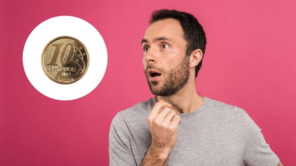 Colecionadores se surpreendem com o valor de uma moeda de 10 centavos