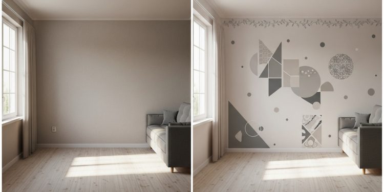 O truque de até R$ 20 que muda uma parede sem reforma