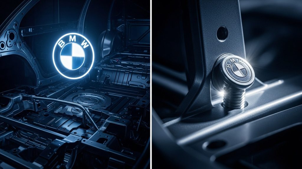 O que muda com o parafuso patenteado da BMW e como ele reforça segurança e padrão de montagem