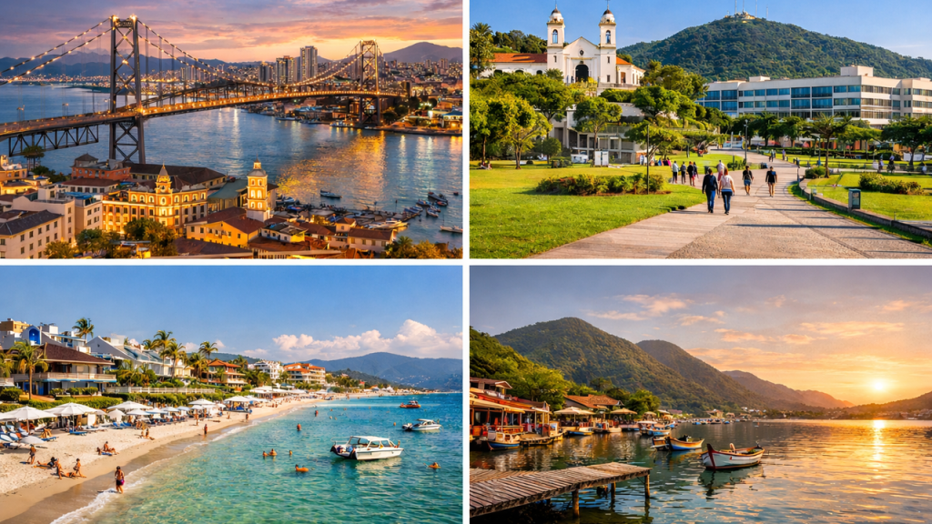 A capital catarinense que encanta com praias, qualidade de vida e polo tecnológico forte