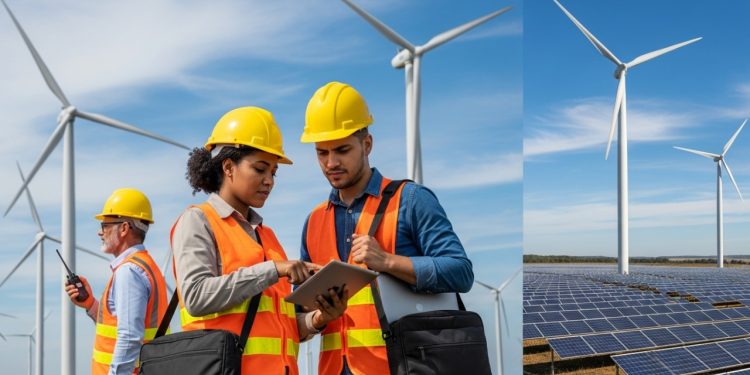 Técnicos em eólica e solar passam dos R$ 9 mil mensais com alta demanda e benefícios extras