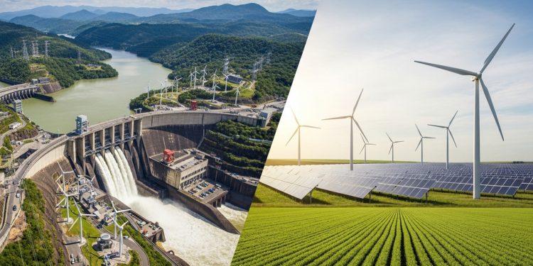 56% da eletricidade ainda vêm da água, e a hidrelétrica segue no comando mesmo com a explosão da solar e da eólica