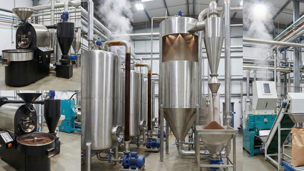 Milhares de litros de café e um spray a 250°C que vira pó em segundos: é assim que a indústria cria o café solúvel do seu dia a dia