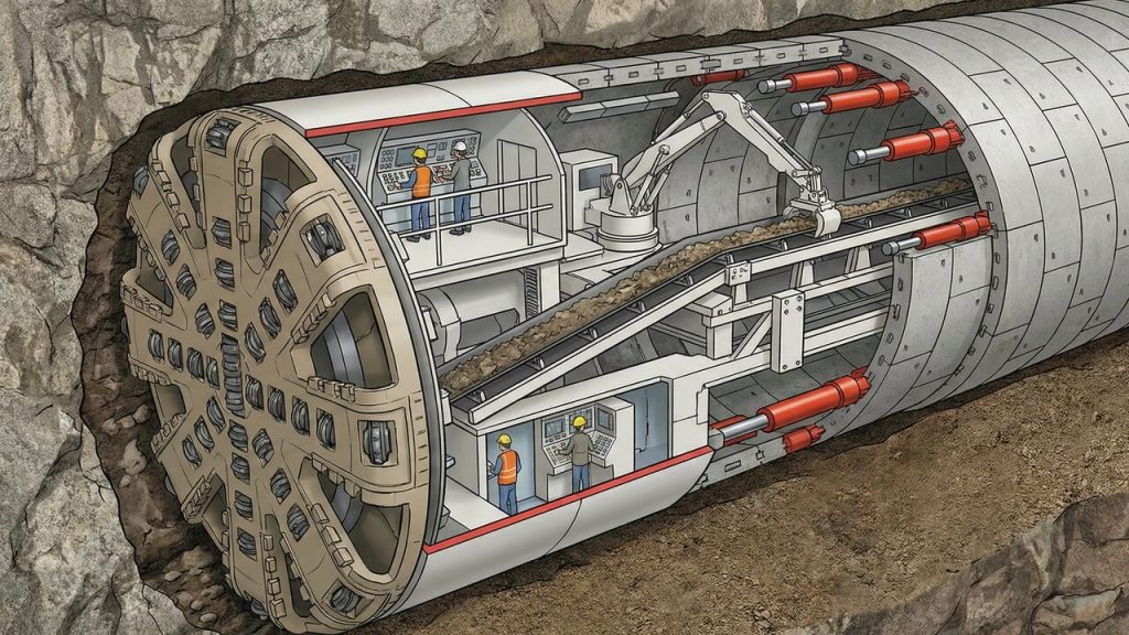 Com 2.000 toneladas e 100m de comprimento: é assim que a máquina gigante conhecida como "Tatuzão" constrói os túneis do metrô sob a cidade