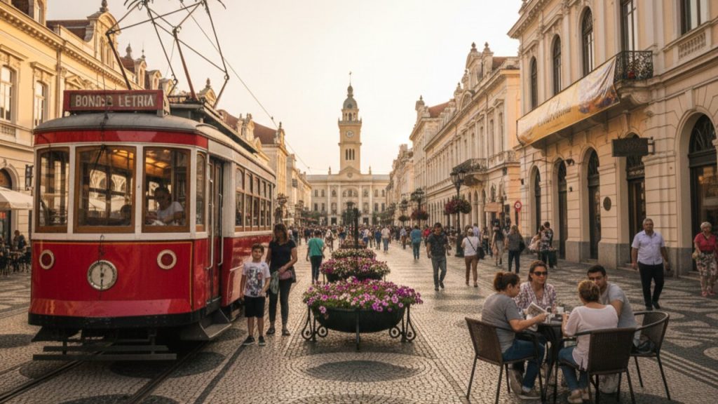 Curitiba ganha fama por sua beleza e história; com seus casarões preservados, ela se tornou um dos calçadões mais charmosos do Brasil