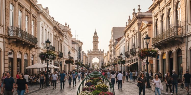 Curitiba ganha fama por sua beleza e história; com seus casarões preservados, ela se tornou um dos calçadões mais charmosos do Brasil