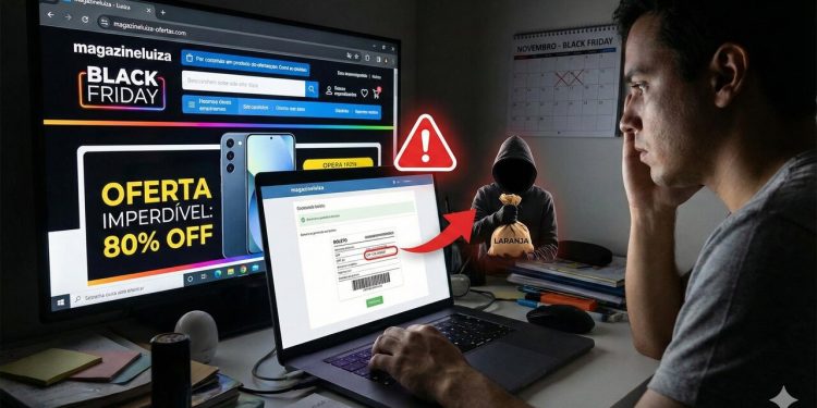 Um comunicado de segurança para quem compra online na Casas Bahia sobre o golpe do site falso