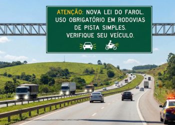Brasileiros com CNH precisam saber que a regra do farol baixo durante o dia mudou para evitar multas