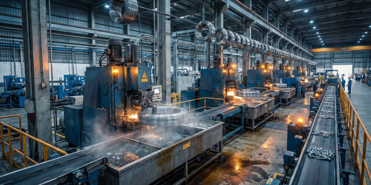 400 milhões de peças por mês: a fábrica em SP que transforma bobinas de 10 km de arame em parafusos usando "pancadas violentas" a frio e banhos de ácido