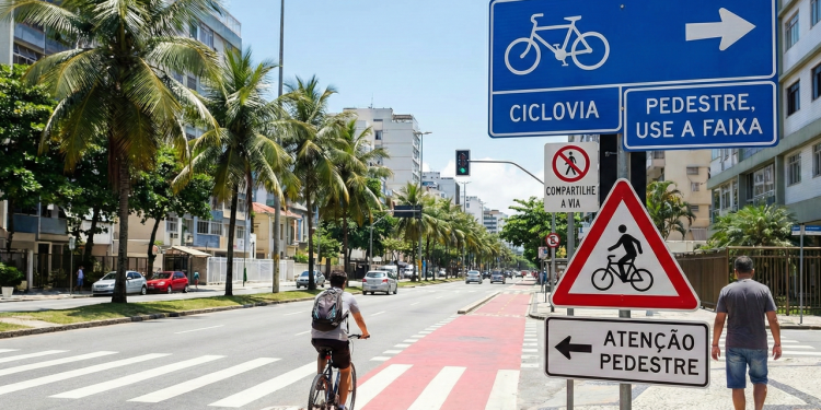 Essas placas protegem ciclistas e pedestres no trânsito e muitos motoristas ainda ignoram