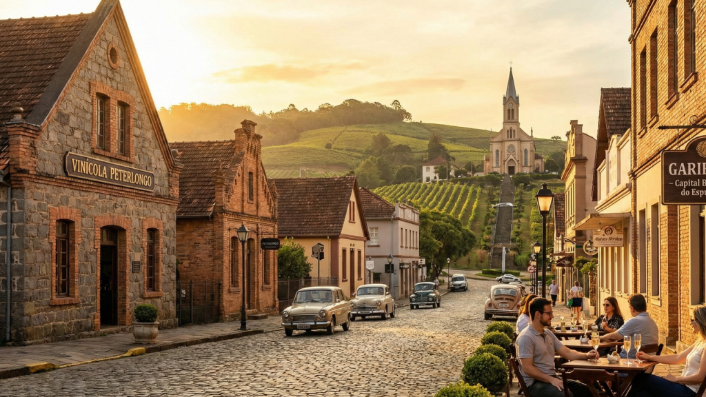 Capital do espumante: a cidade histórica onde é possível fazer degustação dentro de uma maria-fumaça