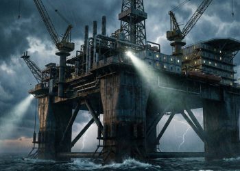 Milhares de toneladas de aço e tecnologia de ponta em alto mar: é assim que a engenharia constrói as gigantescas plataformas de petróleo