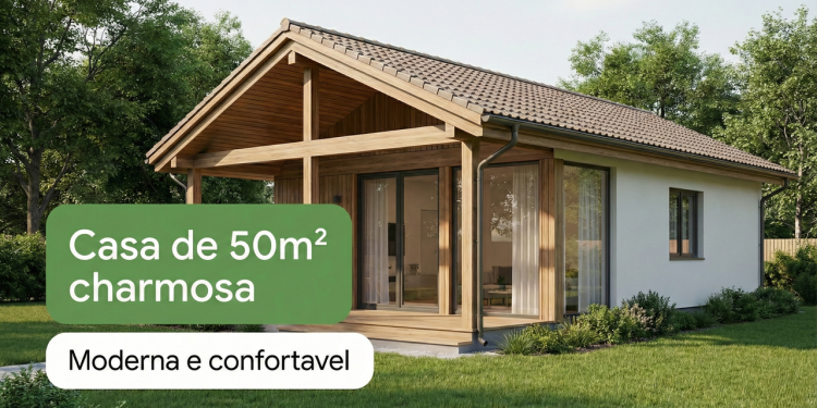 Quanto custa construir uma casa de 50 metros quadrados que fica pronta em 4 meses?