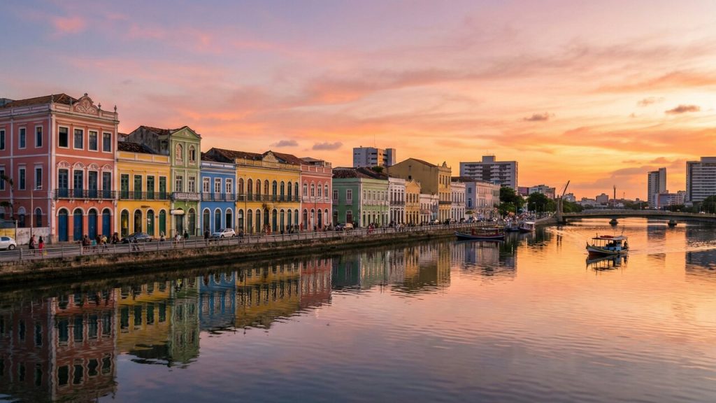 Rua pernambucana ganha fama como uma das mais belas do Brasil; com casarões coloridos à beira do Rio Capibaribe, ela virou um cartão-postal