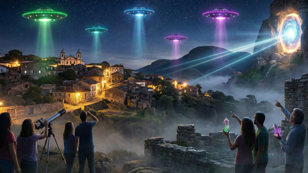 O vilarejo místico a 1.440 metros de altitude: construída sobre pedras, cidade atrai ufólogos e buscadores de paz