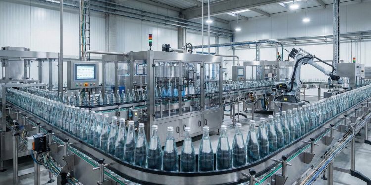 Milhares de garrafas por hora e um processo sem contato humano: é assim que a engenharia engarrafa a água mineral direto da fonte para você