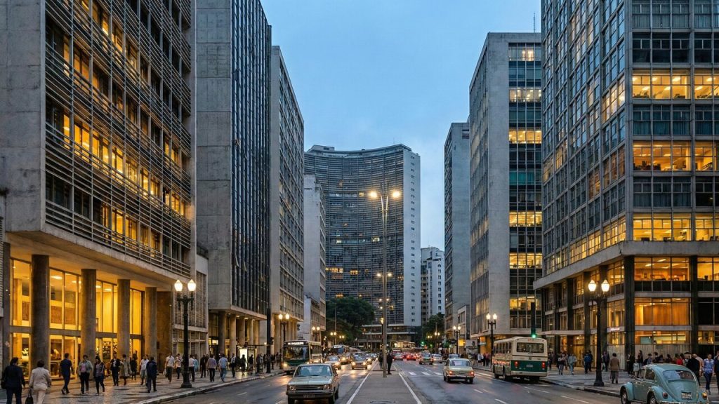 Avenida paulistana ganha fama por sua arquitetura icônica; com seus prédios históricos, ela é uma galeria de arte a céu aberto no centro