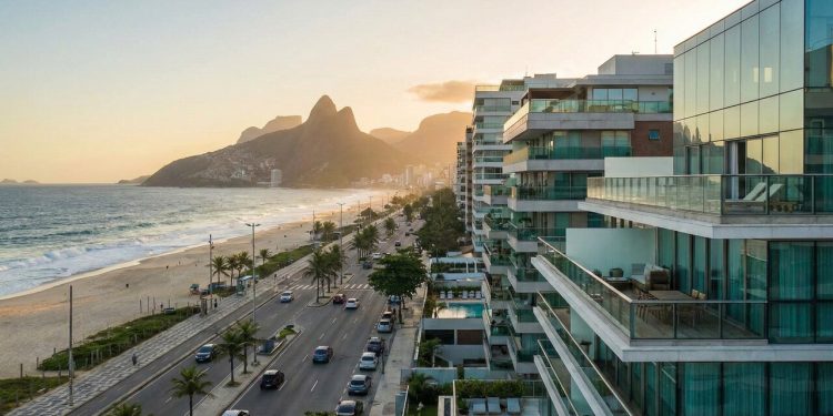 Avenida carioca se torna a orla mais cobiçada do Brasil; com 1,3 km, ela é o endereço de luxo do Leblon com vista para o Morro Dois Irmãos