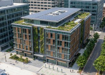 Milhares de litros de água de reuso e toneladas de aço reciclado: é assim que a engenharia verde ergue prédios que geram sua própria energia