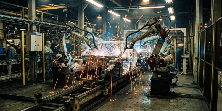 Milhares de graus de calor e uma precisão de milímetros que um humano não alcança: é assim que robôs constroem de carros a navios com perfeição