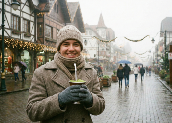 Essa cidade da serra, com clima frio, faz brasileiros se sentirem na Europa