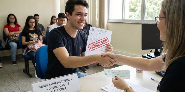 Um comunicado importante para todos os estudantes sobre o direito de reaver o valor da matrícula